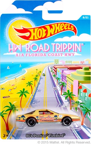 HOT WHEELS 2015 ROAD TRIPPIN PAN-AMERICAN HIGHWAY '57 BUICK JUNGLE TOURS  
