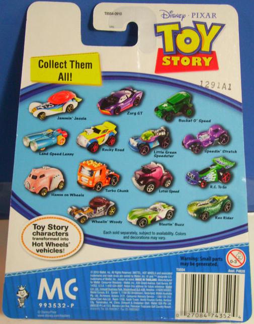 hot wheels toy story 3